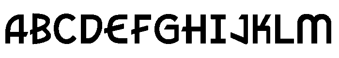 Parkway Resortotel Regular Font UPPERCASE