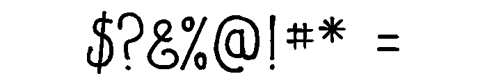 Parrish Hand Font OTHER CHARS