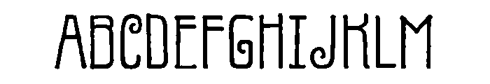 Parrish Hand Font UPPERCASE