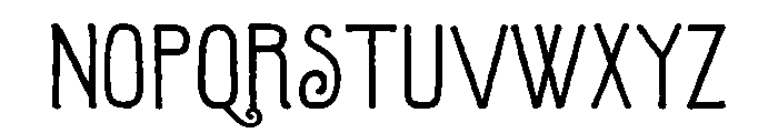 Parrish Hand Font UPPERCASE