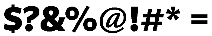Partiche Black Font OTHER CHARS