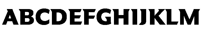 Partiche Black Font UPPERCASE