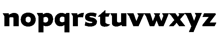 Partiche Black Font LOWERCASE