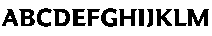 Partiche Bold Font UPPERCASE
