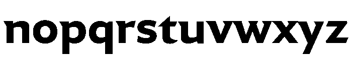 Partiche Bold Font LOWERCASE