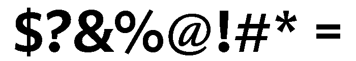 Partiche Regular Font OTHER CHARS