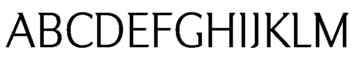 Partiche Thin Font UPPERCASE