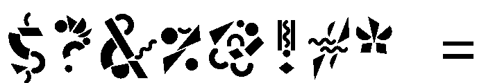 Particulate Regular Font OTHER CHARS