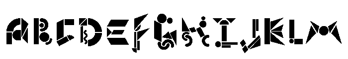 Particulate Regular Font UPPERCASE