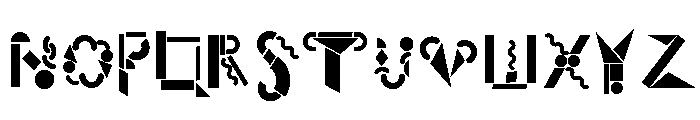 Particulate Regular Font UPPERCASE