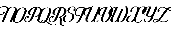 Pasternak Regular Italic Font UPPERCASE