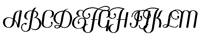 Pasternak Regular Font UPPERCASE