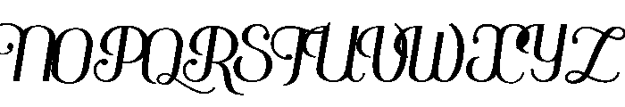 Pasternak Regular Font UPPERCASE