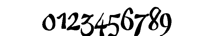Pastiche Brush Regular Font OTHER CHARS