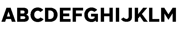 Patricia Gothic Heavy Font UPPERCASE