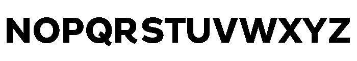 Patricia Gothic Heavy Font UPPERCASE