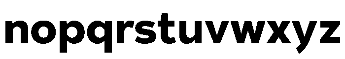 Patricia Gothic Heavy Font LOWERCASE