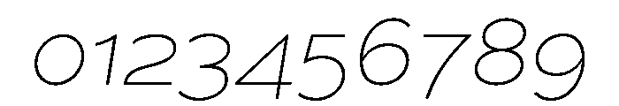 Patricia Gothic Italic Font OTHER CHARS