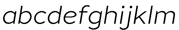 Patricia Gothic Light Italic FONT