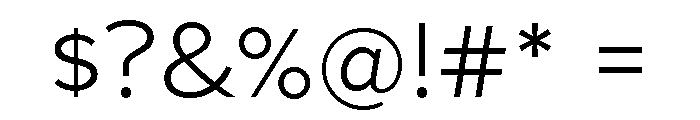 Patricia Gothic Light Font OTHER CHARS
