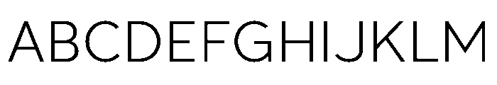 Patricia Gothic Light Font UPPERCASE