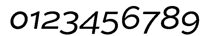 Patricia Gothic Regular Italic Font OTHER CHARS