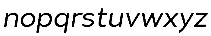 Patricia Gothic Regular Italic Font LOWERCASE