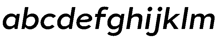 Patricia Gothic Semi Bold Italic FONT