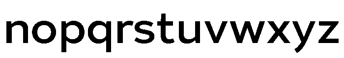 Patricia Gothic Semi Bold Font LOWERCASE