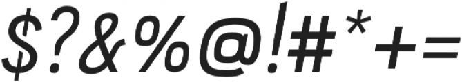 PC Navita Regular-Oblique otf (400) Font OTHER CHARS