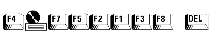 PC Keys Font OTHER CHARS