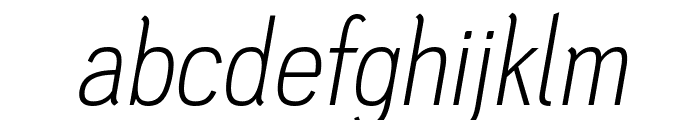 PC Navita Light-Oblique Font LOWERCASE