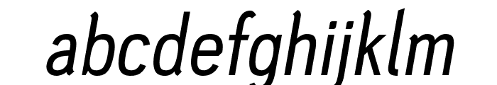 PC Navita Regular-Oblique Font LOWERCASE