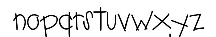 PC Overalls Font LOWERCASE