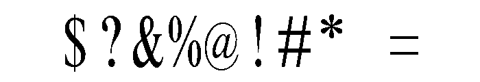 PCMyungjo Regular Font OTHER CHARS