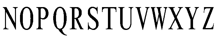PCMyungjo Regular Font UPPERCASE