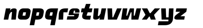 PC Magrok Black Slanted Font LOWERCASE