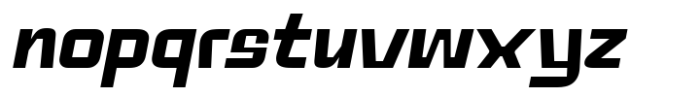 PC Magrok Bold Slanted Font LOWERCASE