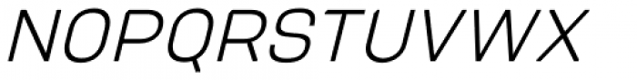 PCTL4800 ExtraLight Italic Font UPPERCASE