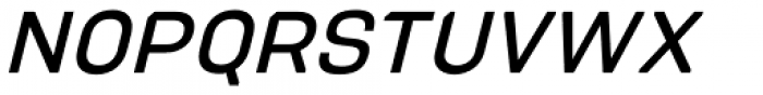 PCTL4800 Italic Font UPPERCASE
