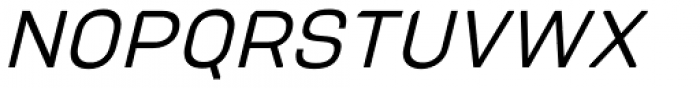 PCTL4800 Light Italic Font UPPERCASE