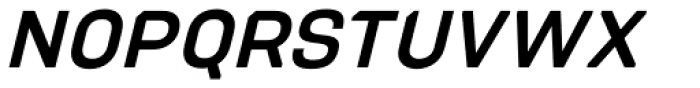 PCTL4800 SemiBold Italic Font UPPERCASE