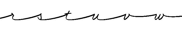 PD Americano Long Font LOWERCASE