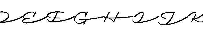 PD Americano Regular Font UPPERCASE