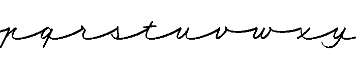 PD Americano Regular Font LOWERCASE
