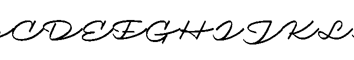 PD Americano Short Font UPPERCASE