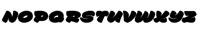 PD Donut Regular Font UPPERCASE