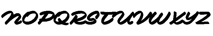 PD Kakabus Regular Font UPPERCASE