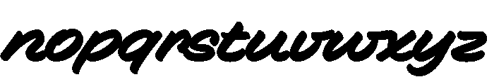 PD Kakabus Regular Font LOWERCASE