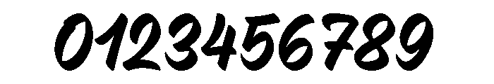 PD Monolina Brush Regular Font OTHER CHARS
